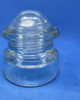 Ice 168 Clear Hemingray D – 510 Glass Insulator
