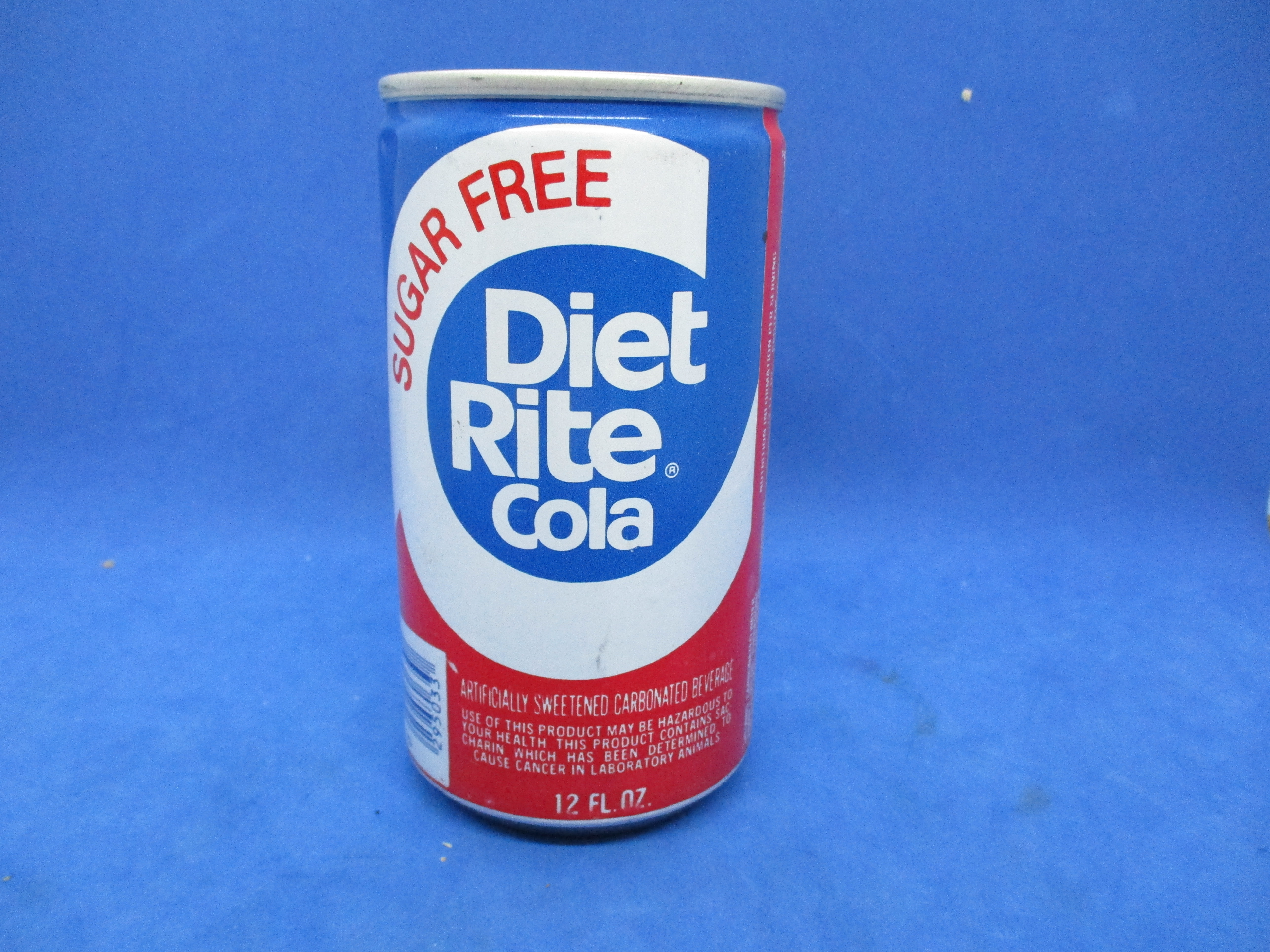 Vintage Diet Rite Cola Soda Pop Can Straight Steel Nehi Royal Crown Chicago IL